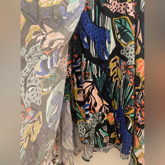 Anthropologie X Masha Volnova Saoirse Tiered Midi Skirt Medium - Picture 5 of 16